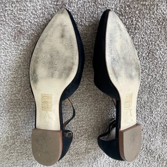 Anthropologie Pointy Toe Cross Strap Flats - Picture 7 of 7